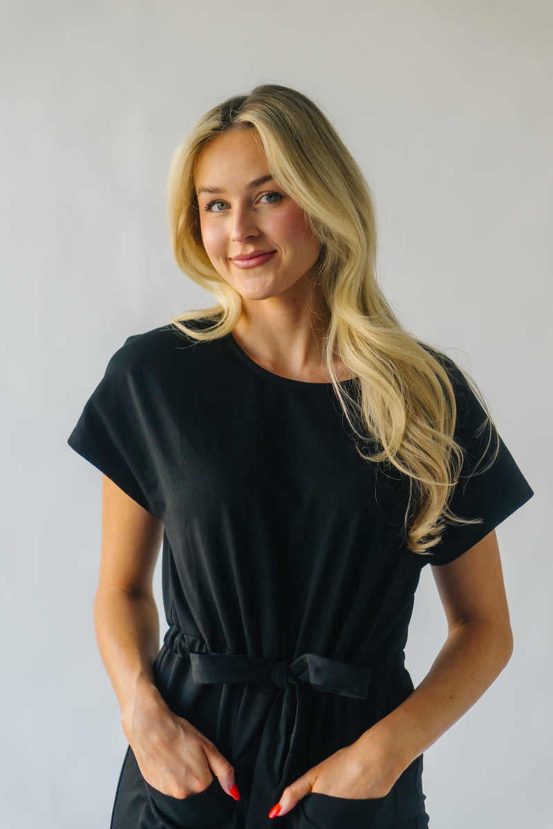 Piper & Scoot: The Wide Leg Bianca Jumpsuit in Black