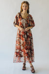 The Vensko Floral Maxi Dress in Multi