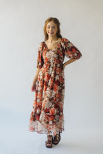 The Vensko Floral Maxi Dress in Multi