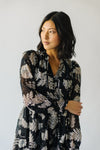 The Walkerton Floral Maxi Dress in Black