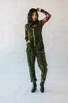 The Weldon Corduroy Jumpsuit in Olive