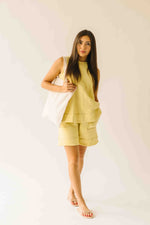 The Delphine Bermuda Short in Butter Yellow