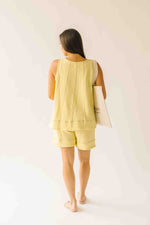 The Delphine Bermuda Short in Butter Yellow