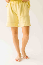 The Delphine Bermuda Short in Butter Yellow