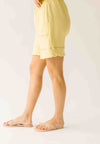The Delphine Bermuda Short in Butter Yellow