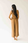 The Jillyn Ribbed Jumpsuit in Chocolate