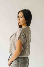 The Cartelli Button-Up Sweater in Leopard