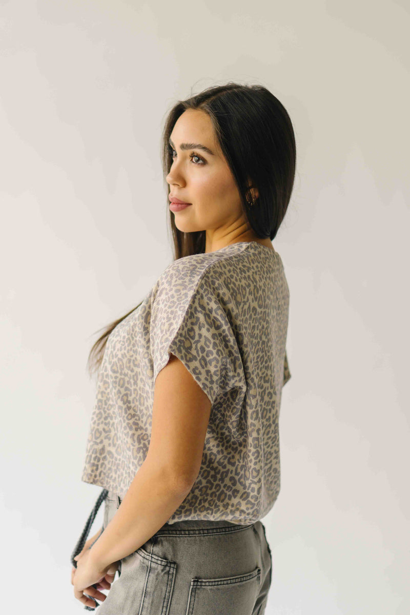 The Cartelli Button-Up Sweater in Leopard