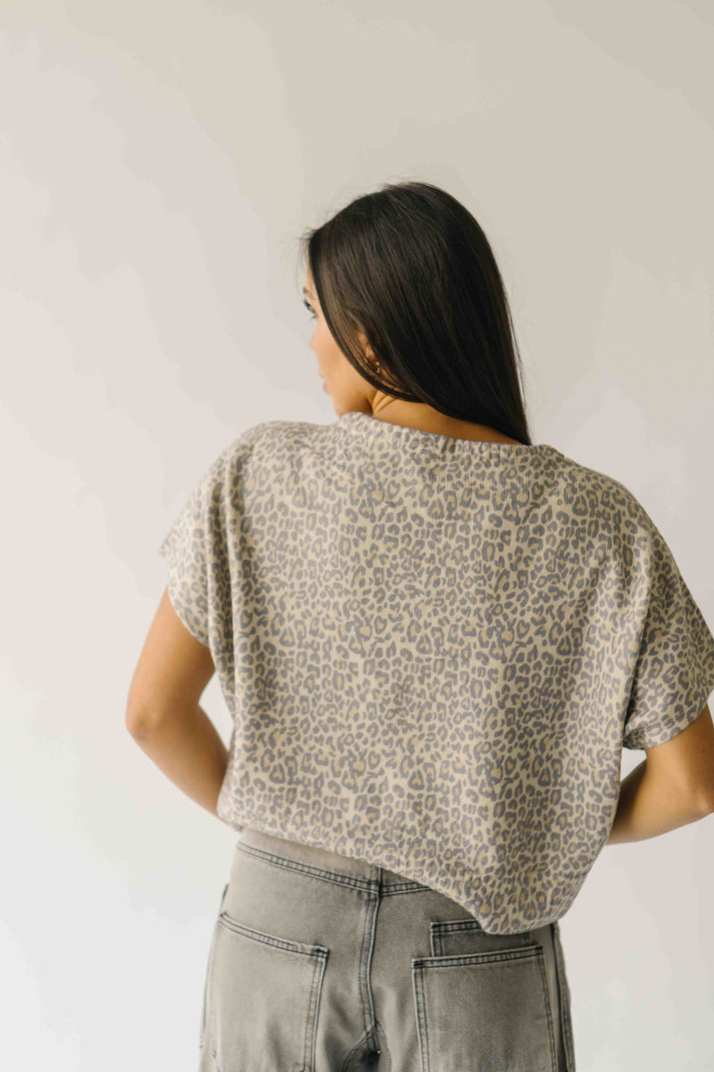 The Cartelli Button-Up Sweater in Leopard