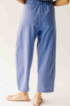 The Andy Washed Short Sleeve + Pleated Pant Set in Slate Blue