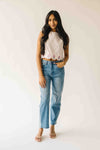 The Colleen Scalloped Tank in Baby Pink