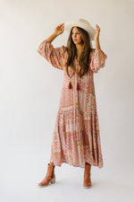 The Canterbury Floral Maxi Dress in Vintage Apricot