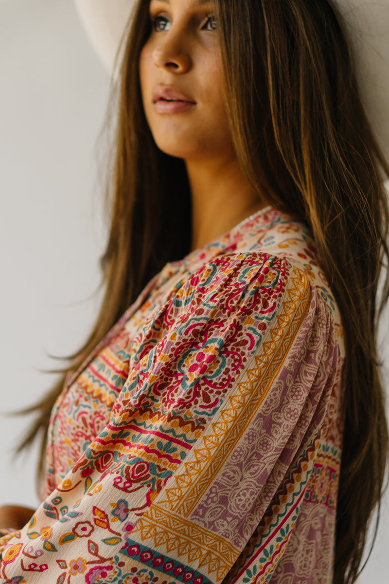 The Canterbury Floral Maxi Dress in Vintage Apricot