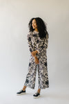 The McFly Wide Leg Pant in Taupe Floral