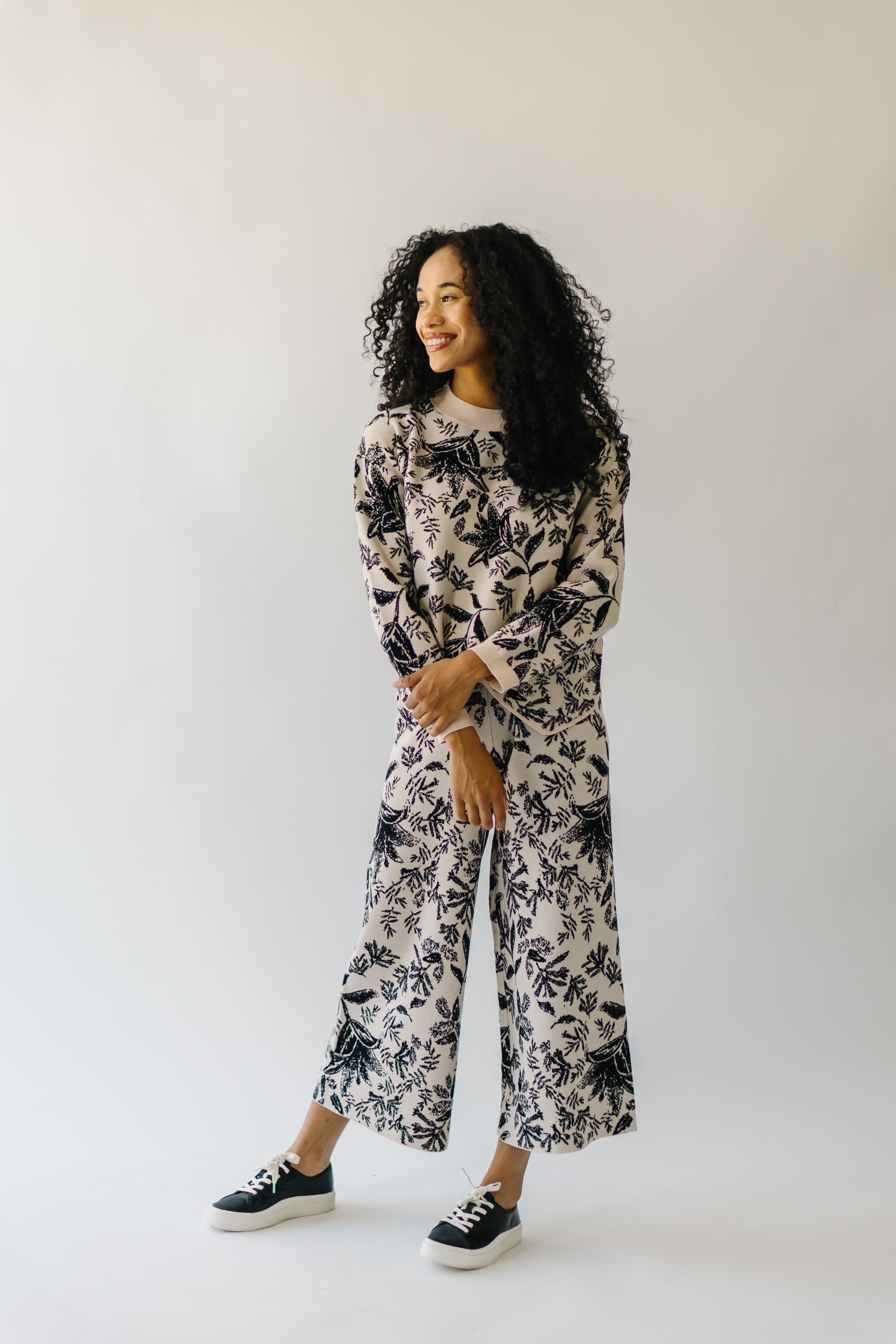 The McFly Wide Leg Pant in Taupe Floral – Piper & Scoot