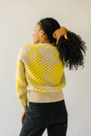 The Lantana Textured Sweater in Taupe + Yellow