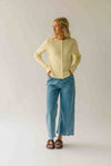 The Alton Floral Embroidered Jean in Denim