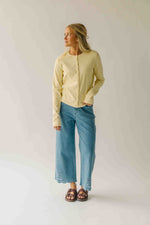 The Alton Floral Embroidered Jean in Denim