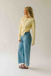 The Alton Floral Embroidered Jean in Denim