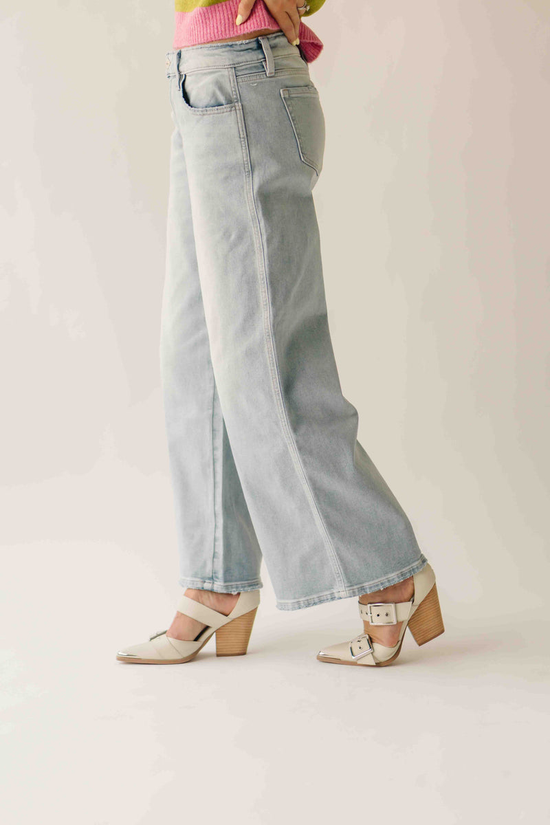 The Betty Baggy Wide Leg Jean in Light Wash