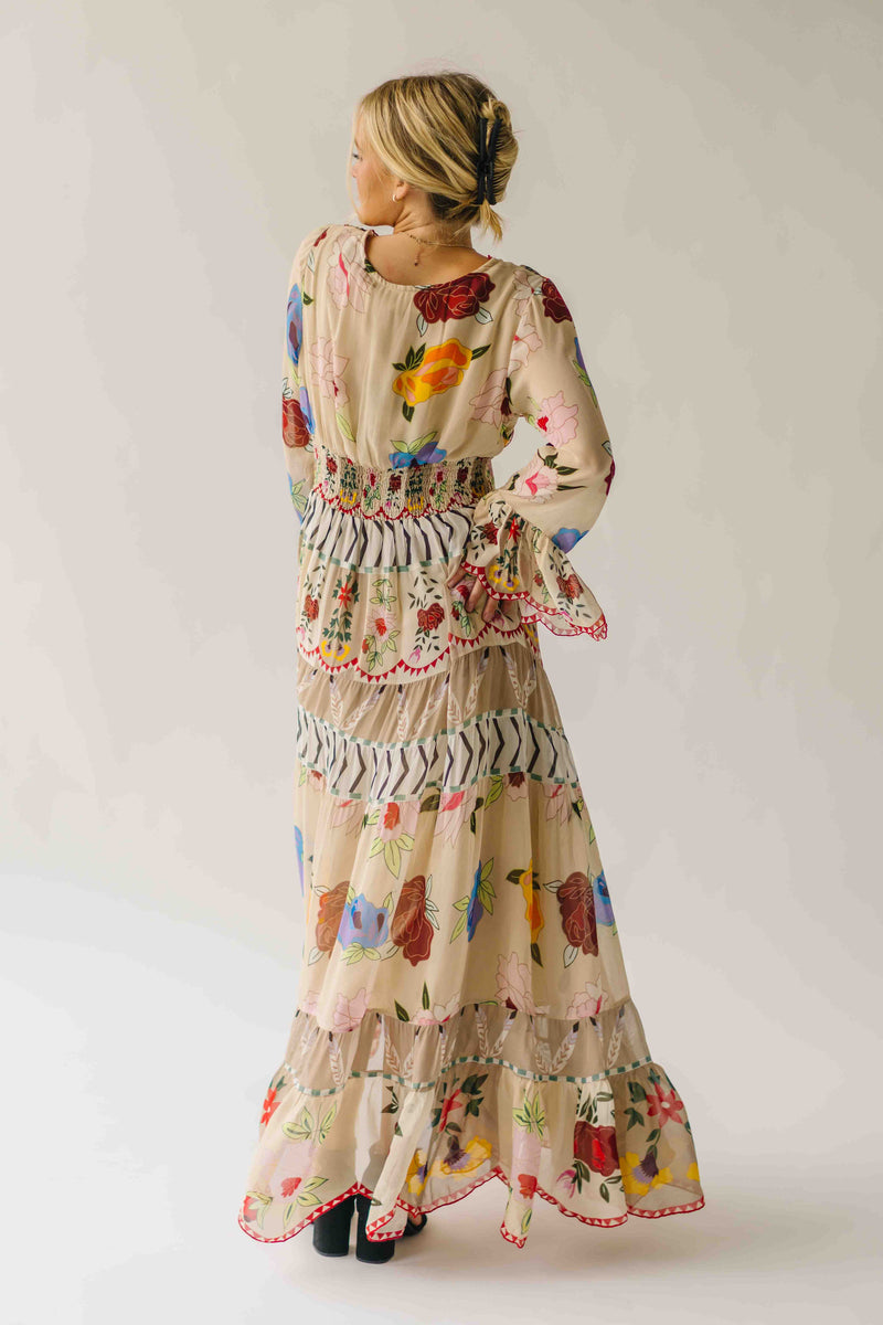 The Carnivale Maxi Dress in Cha Cha Print