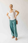 The Natasha Ribbed Tee in White