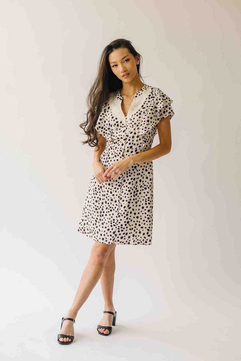 The Darcy Button-Down Dress in Cream