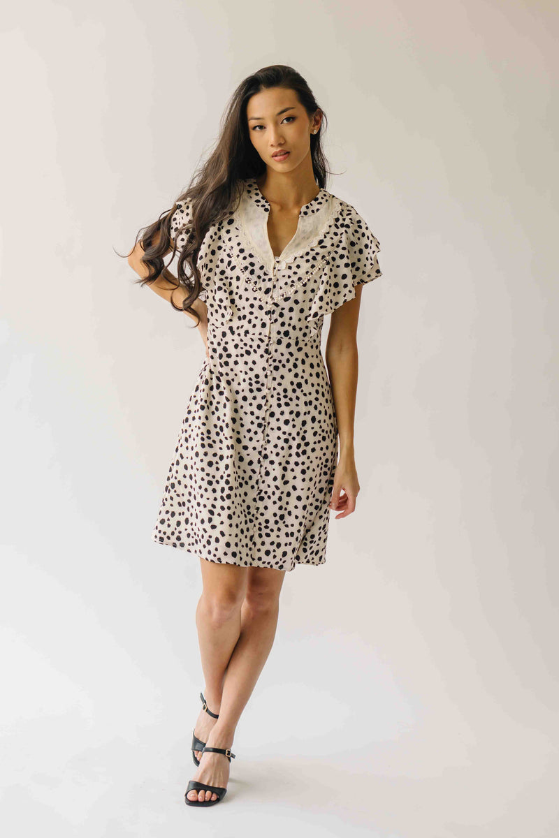 The Darcy Button-Down Dress in Cream