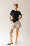 The Jazzy Ruffle Textured Blouse in Black