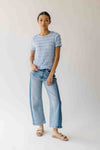 The Jazzy Ruffle Textured Blouse in Sky