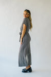 Piper & Scoot: The Bianca Cinch Jumpsuit in Black Gingham