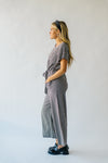 Piper & Scoot: The Bianca Cinch Jumpsuit in Black Gingham