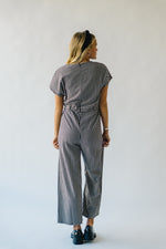 Piper & Scoot: The Bianca Cinch Jumpsuit in Black Gingham