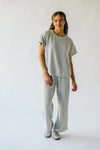 The Sadoski Ribbed Pant in Grey