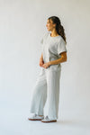 The Sadoski Ribbed Pant in Grey