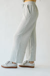 The Sadoski Ribbed Pant in Grey