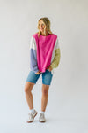 The Lentini Mix + Match Tee in Pink Multi