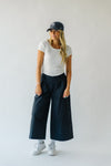 The Corsey Wide Leg Trouser in Dark Navy