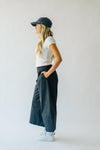 The Corsey Wide Leg Trouser in Dark Navy