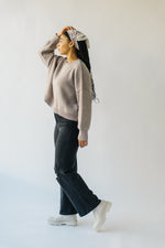 The Woodbridge Cropped Sweater in Stone