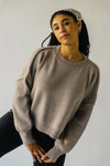 The Woodbridge Cropped Sweater in Stone