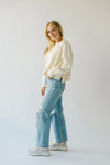 The Woodbridge Cropped Sweater in Cream
