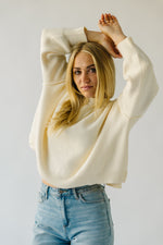 The Woodbridge Cropped Sweater in Cream
