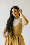 The Sutter Drawstring Jumpsuit in Cocoa