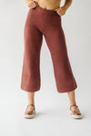 The Roxbury Textured Sweater Pant in Rust