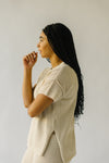 The Burlington Textured Sweater in Natural