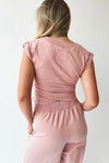 The Hendrix Mineral Washed Tee in Dusty Rose