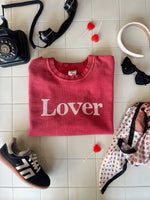 The Lover Vintage Pullover in Washed Cranberry (PREORDER: SHIPS IN 1 WEEK)