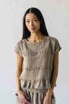 The Ruttinger Smocked Detail Set in Sand