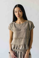 The Ruttinger Smocked Detail Set in Sand